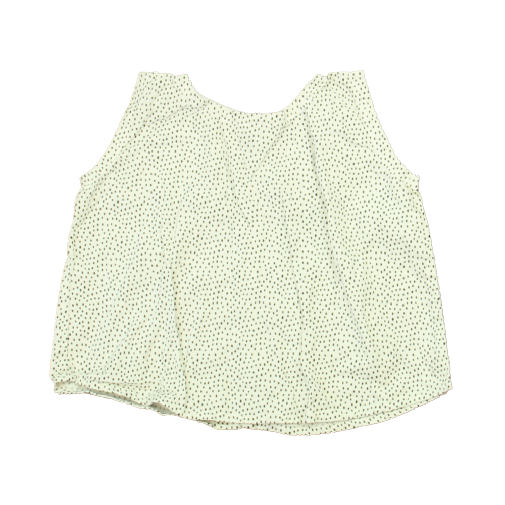 Rain People Girls White | Black Blouse size: 12-24 Months